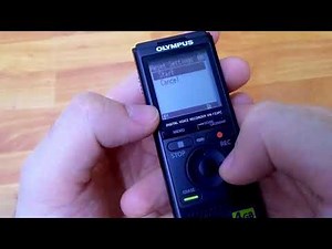 How to Reset All settings to Default Olympus VN 733PC Sound Recorder