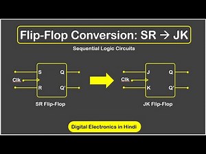 Flip-Flop Conversion: SR to JK Flip-Flop || Sequential Logic Circuits || Digital Electronics