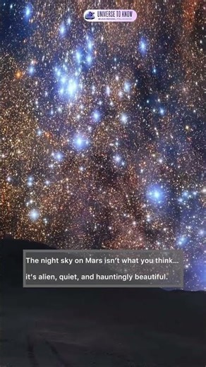 The Night Sky on Mars Will Shock You #space #mars #shorts