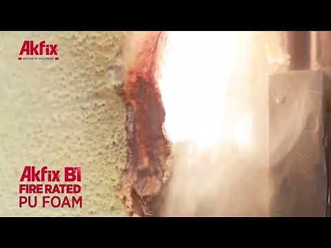 Fire Tests on B1 Fire Rated Pu Foam