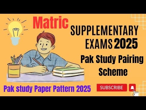 10th Class Pak Study Pairing Scheme 2025 | Pak Studies Paper Pattern Matric