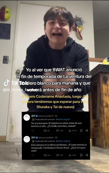 Me va a dar algo de tantos hiatus 😔😔😔 #manhwabl #laventuradelcaballeroblanco #bl #shurakaxtei #boyslove
