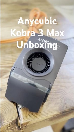 Anycubic Kobra Max 3 Unboxing & Setup #shorts