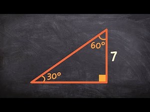 How to use special right triangles to find missing lengths