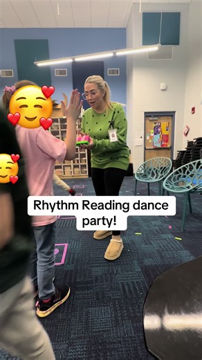 Rhythm Reading Dance Party with Mega Blocks