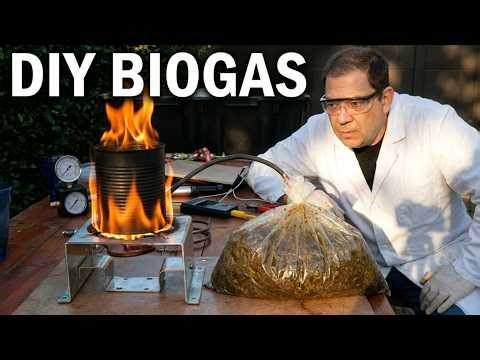 Free Gas from Kitchen Waste? DIY Biogas Experiment