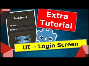 Godot UI Tutorial - How to Create a Login Screen | Godot Dedicated Server Extra