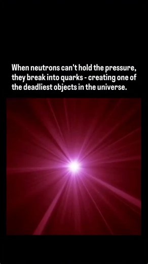 The Artificial Intelligence on Instagram: "Quark stars are ultra-dense celestial objects believed to form when a neutron star collapses further under extreme gravitational pressure, breaking neutrons into their most fundamental components — quarks. These exotic stars are thought to exist between neutron stars and black holes, containing matter so dense that a single teaspoon would weigh billions of tons. Scientists describe them as one of the universe’s most mysterious and theoretical stellar re