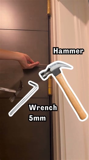Secret Door Hinge Hack You Didn't Know #SimpleFix #DIY #Hinges