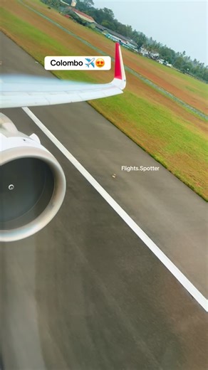 Sri Lankan Airlines A321 Neo takes off from Colombo Sri Lanka #srilanka #srilankanairlines #a321#takeoff #travel | Flights Spotter