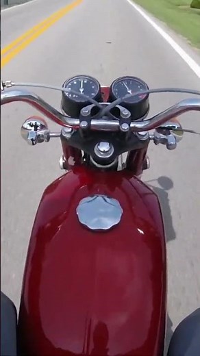1970 Honda CB350 Riding Sounds with Aftermaket Exhaust #hondamotorcycles #paralleltwin #shorts