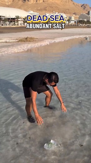 3.2K views · 70 reactions | Dead Sea is the saltiest lake on earth and forms beautiful rock-salt images. It is a must see when you visit Israel. Kindly like, share, Subscribe, and follow guys. Thank you. #Israel #israeltravel #holyland #deadsea #followme | Pastor Aries Paduga - The Travelling Preacher in Israel | Facebook