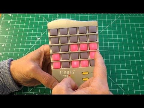 'Lights Out' Game (with Solution Procedure)