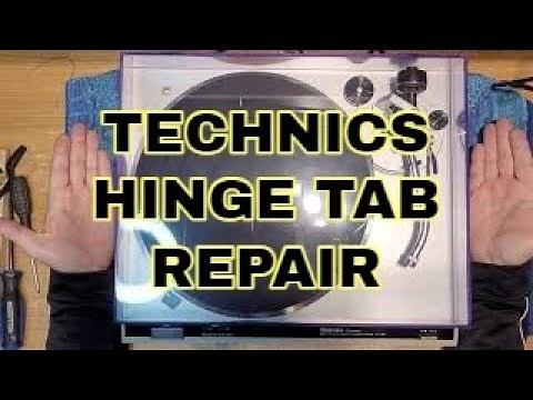 Technics Turntable Hinge Tab Repair (SL-Q2) (SL-D2) and Others!