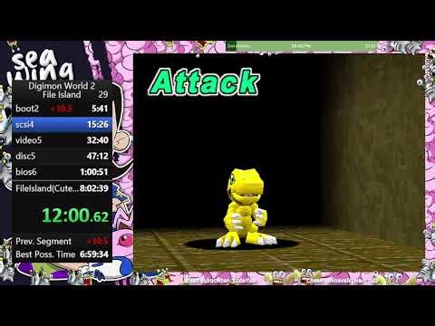Digimon World 2, File Island% speedrun ! NEW WR 7h 21min 1s !!! HUGE PB