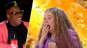 2.5M views · 105K reactions | 14 Year Old Singer Wins the GOLDEN BUZZER on Canada's Got Talent! 朗 | Got Talent Global | Facebook