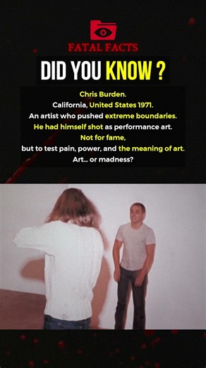 Chris Burden: When Art Nearly Killed Him