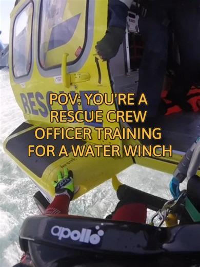 Ever wonder what water winch training looks like from our Rescue Crew Officers' point of view? Take a peek 👇 | LifeFlight