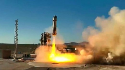 Blue Origin launches its fourth crewed space flight