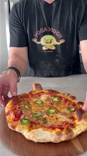 This is what 550° and a Baking Steel does to a pizza crust.