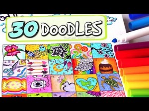30 DAY DOODLE CHALLENGE - Bullet Journal Doodles | SoCraftastic