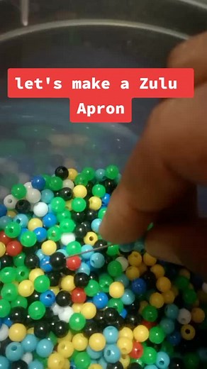 DIY Zulu Beaded Bracelet Tutorial and Apron Making Process