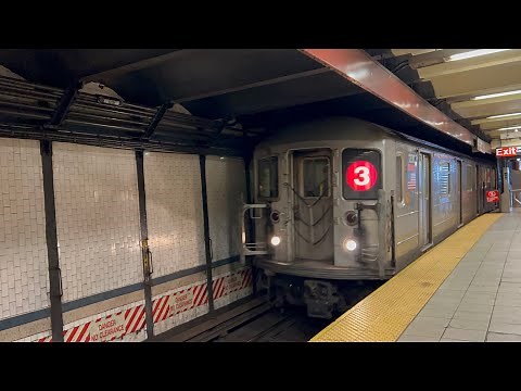 (2) & (3) Train Action at Central Park North-110th Street