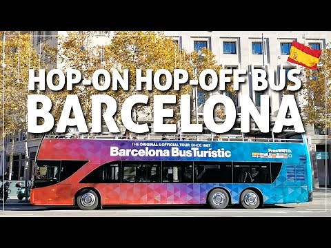 ✅ guide to BARCELONA hop-on hop-off tourist bus 🚍🇪🇸 #066