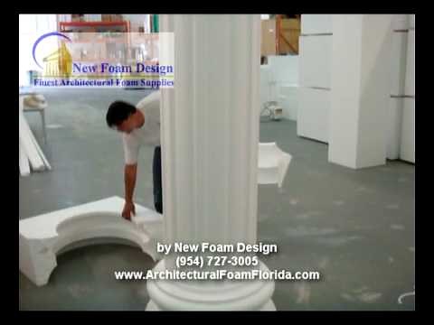 Cap Base for Columns Architectural Foam Polyurethane Applyi