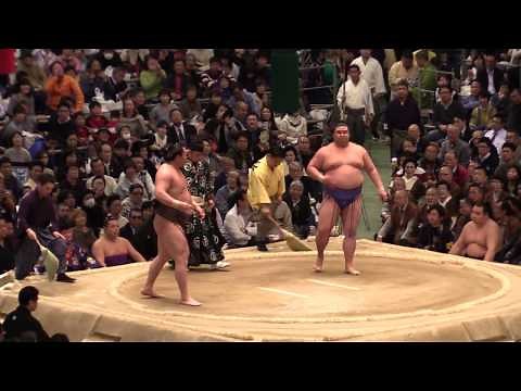 白鵬 結びで隠岐の海に敗れ座布団乱舞 大阪場所 3月12日 大相撲/春場所