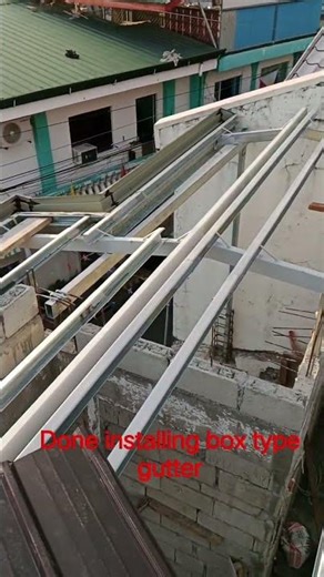 done installing box type gutter