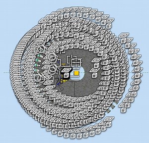 How do I find a gap between the lines in this sketch?