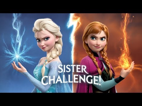 Frozen Halloween Challenge! 🎃 Elsa vs Anna — Who’s the Spookiest Sister? | Animated Bedtime Story