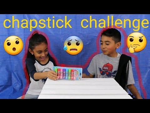 Chapstick Challenge| KIDS EDITION