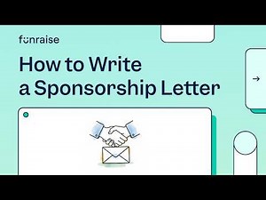 How to Write a Nonprofit Sponsorship Letter (Step-by-Step Guide + Templates)