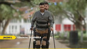 Jacob, a ReWalker, talks about the first time he was able to stand and walk again with his ReWalk Personal Exoskeleton, and the pride that followed as he continued through the training process to master walking in increasingly more complex real-world environments. See Jacob's full story at https://golifeward.com/jacob | ReWalk Personal Exoskeleton