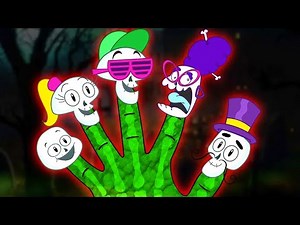Skeleton Finger Family Dance 💀 ⚰️ | Halloween Songs For Kids