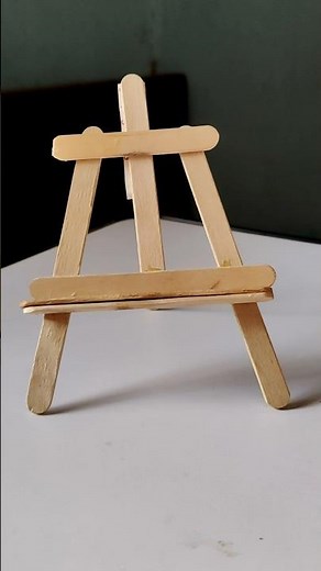 Diy mini Easel🤯😱🖼️ how to make mini Easel#diy#craft#youtube#youtubeshorts#shorts#short#viral#easy