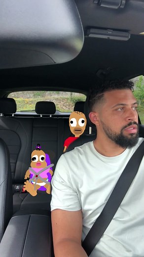 My stepson Tyrone got stuck under the car seat!🤣 #MatthewRaymond #Tyrone #LaBoogie #comedy #Animation #Cartoon #fyp #foryou #face