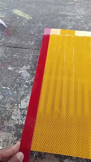 Reflective road signage making progress 😀 Short