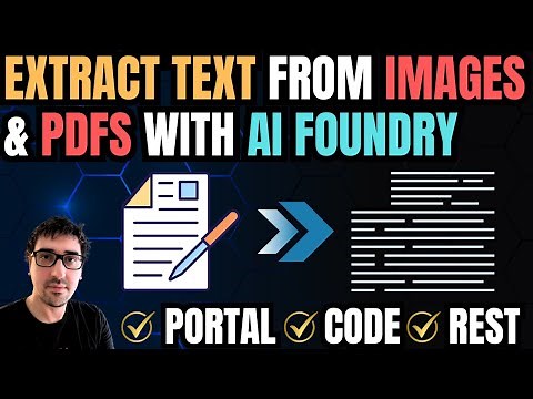 Extract text from images and PDFs using Azure AI Foundry