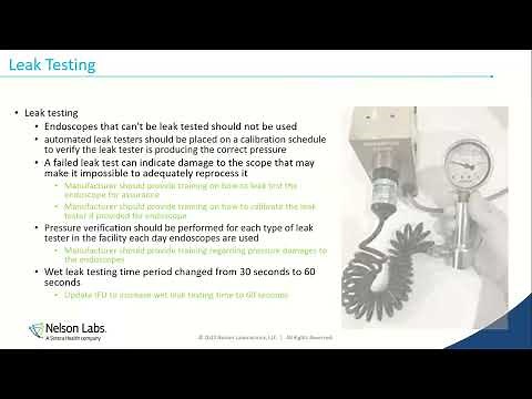 Reprocessing Validations: Flexible Endoscopes and AAMI ST91