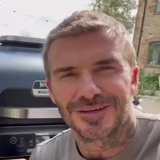 Kicking off grilling season with the newest member of team Ninja @David Beckham