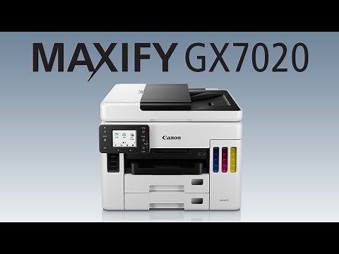 Introducing the Canon GX7020 Wireless MegaTank Small Office All-in-One Printer