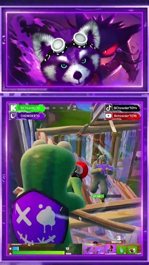 The other guy ran away 🤣 #fortnite #fortniteclips #gaming #vtuber