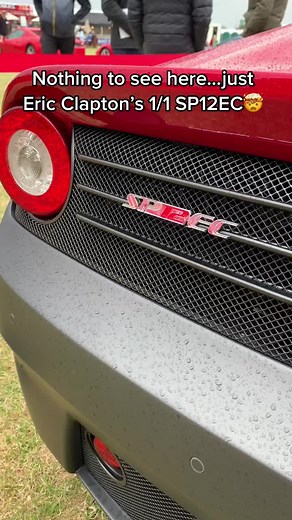 Eric Clapton Ferrari SP12 EC