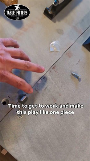 Not all pool table slate is created equal. some need more work than others