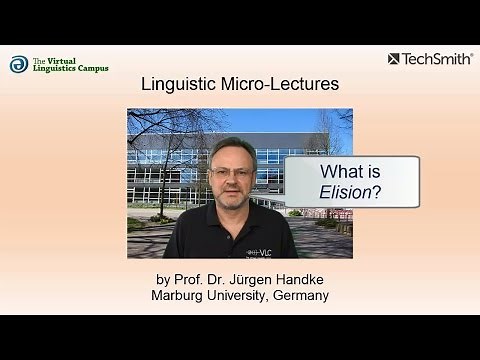 PHY_015 - Linguistic Micro-Lectures: Elision