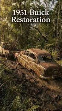 1951 Buick XP-300 Roadster Restoration—Rusted Jungle Find to Glossy Classic | ASMR Car Restoration