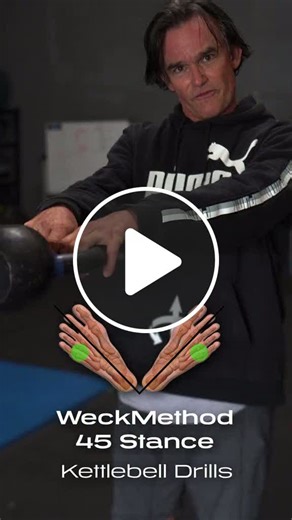 Utilize the WeckMethod 45 Stance to Get the Most Out Of Your KettleBell Workouts! #WeckMethod #EveryStepStronger #45stance #kettlebellworkout #mobility #coordination #training - NewsBreak